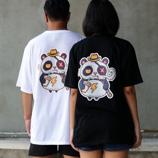 [🔥ใช้โค้ด TL6TNM8X  ลดทันที 75฿]เสื้อยืด ⚡️พร้อมส่ง⚡️ เสื้อสกรีน ลาย Im panda - Street apparel USA🇺🇸