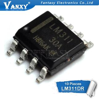 10PCS LM311DR SOP8 LM311 SOP-8 SMD 311DR Operational Amplifiers LM311D SOP