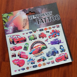 แทททูลาย cars แทททูลายการ์ตูน temporary tattoo