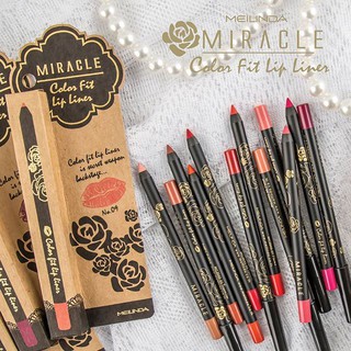 ราคาMeiLinda Miracle Color Fit Lip Liner 1.5g ลิปขอบปาก เมลินดา