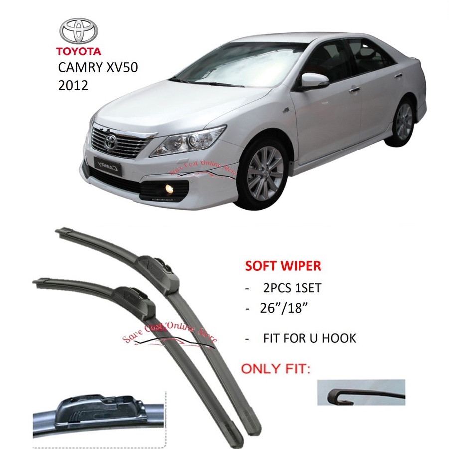 TOYOTA CAMRY XV50 2012~ SOFT WIPER 26/18