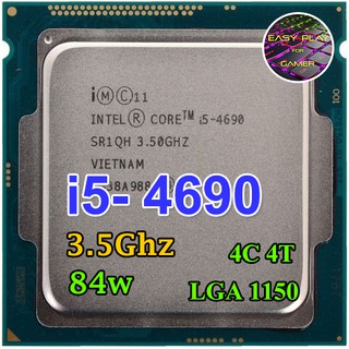 ⚡️CPU Intel Core i5-4690 4คอ 4เทรด 84W LGA 1150 ฟรีซิลิโคน1ซอง i5 4690