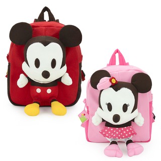 Disney ลิขสิทธิ์แท้ กระเป๋าเป้ Mickey / Minnie : Cutie Organic