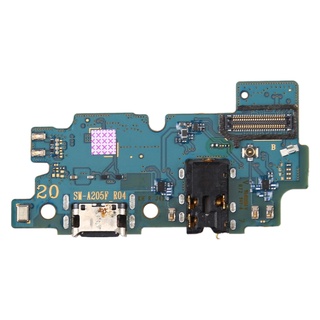 แพรตูดชาร์จ ก้นชาร์จ Samsung A20 SM-A205 แพรตูดชาร์จ+หูฟัง+ไมค์ Charging Port Board for Samsung A20 A205 รับประกัน 1 เดื