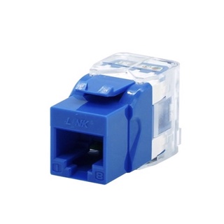 LINK CAT5E Blue JACK Slim Tool Free รุ่น US-1005STF