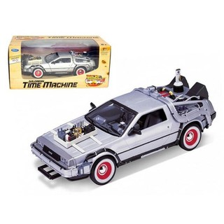 รถโมเดลจำลอง1/24 Time Machine Back to The Future III welly 22444