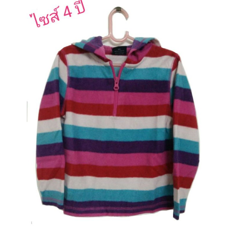 หนาว Faded Glory สีรุ้ง ไซส์ 4 ปี