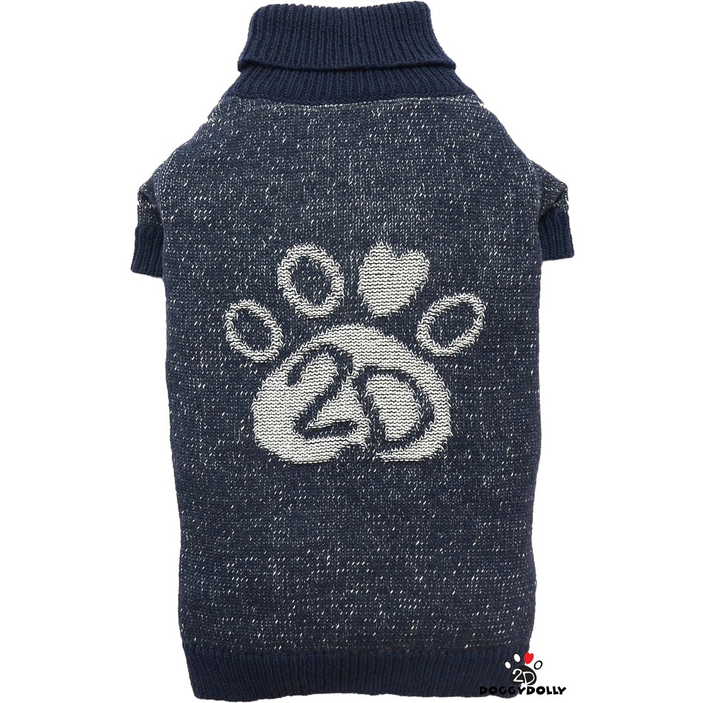 Pet cloths -Doggydolly  เสื้อผ้าแฟชั่น  สัตว์เลี้ยง  หมาแมว  ไหมพรมคอเต่า ชุดกันหนาว winter ขนาดไซส์