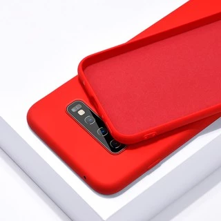 เคสโทรศัพท์มือถือซิลิโคน สีพื้น สำหรับ Samsung Galaxy S10 Plus S 10 E Note 8 Note 9