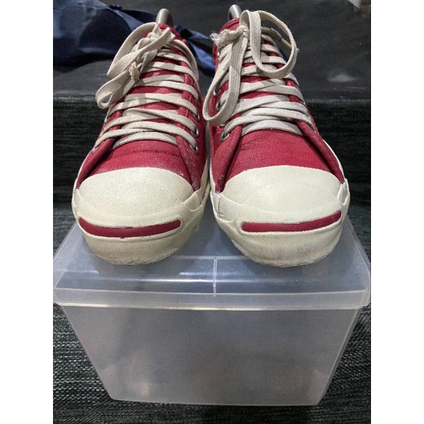 converse jackpurcell 3red 1980s'