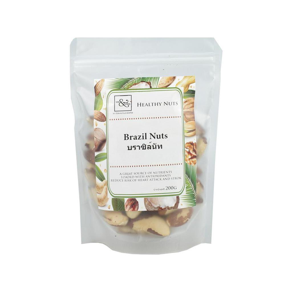 Mr. &amp; Mrs. ถั่วบราซิล Brazil Nuts (200 gm)