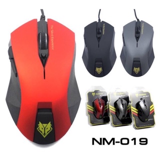 เมาท์เกมมิ้ง เมาท์มีสาย Mouse USB NUBWO รุ่น NM-19  แบบเก็บเสียง สินค้ารับประกันนาน 30 วัน🤞🤞