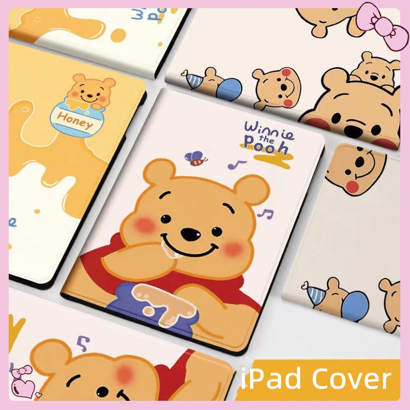 【Winnie the Pooh】เคสไอแพท  ipadmini ipad10.2 gen9 iPad2/3/4 Air1 Air2 Pro9.7  gen7 gen8 10.5 Air3  iPad Case