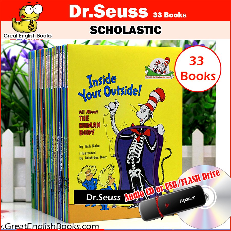 (ได้coinคืน10%)*+มีไฟล์เสียง* Dr.seuss ปกอ่อนจำนวน 33 เล่ม อธิบายวิทยาศาสตร์รอบตัวเด็กๆให้เป็นเรื่องง่าย