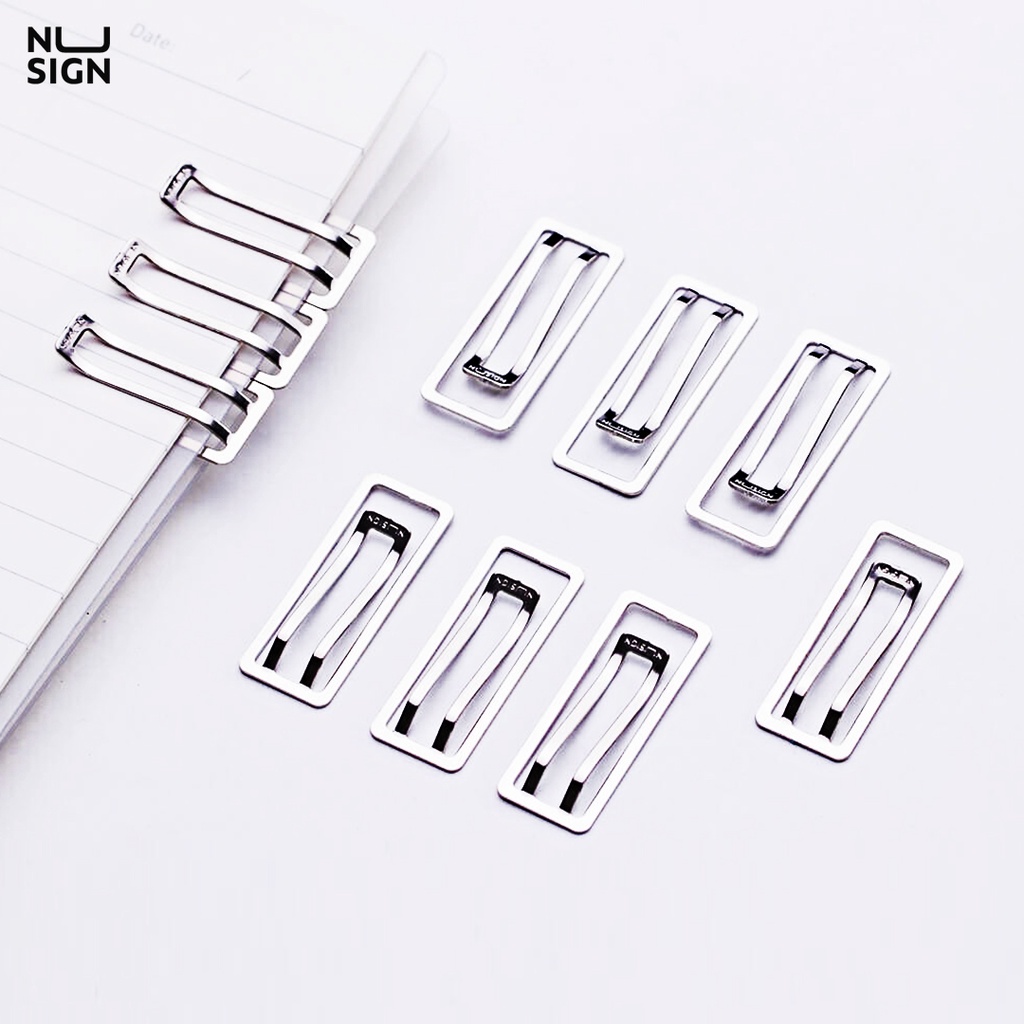 Nusign คลิปหนีบกระดาษ 10 ชิ้น / กล่อง