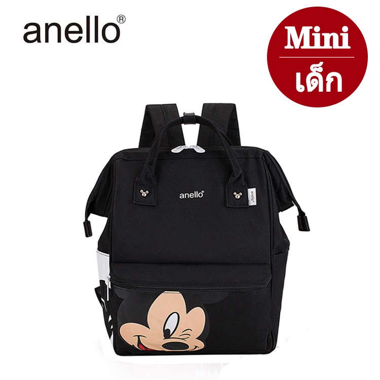 ☂۞ﺴ℗พร้อมส่ง‼️ กระเป๋า Anello Mickey ใบใหญ่ มี 5 / กระเป๋า Anello Đisnēy 2019 Polyester Canvas Backpack Limited