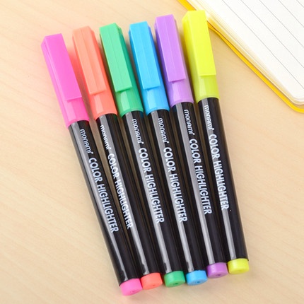 ปากกา Monami Highter 5 สีต่อแพ็ค