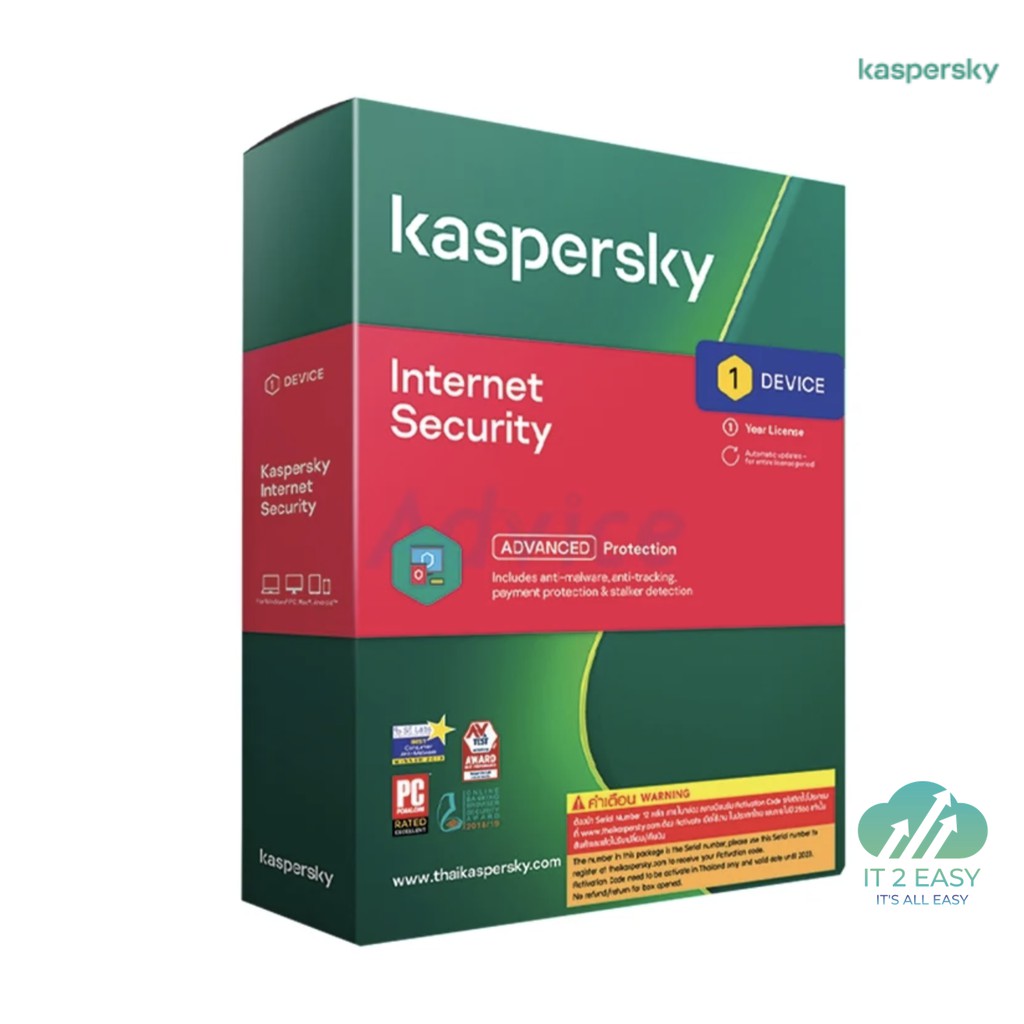 Kaspersky Internet Security 1Year for PC,Mac and Mobile Antivirus software โปรแกรมป้องกันไวรัส แคสเปอร์สกี้ #2