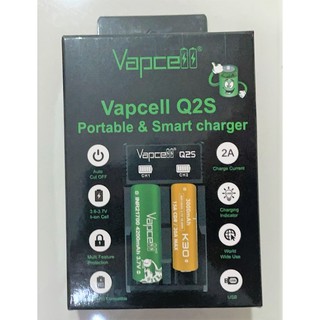 เครื่องชาร์จเปล่า Vapcell Q2S ชาร์จถ่าน 21700 3.7V ได้ ของแท้