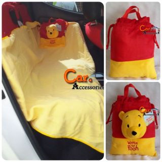 ลิขสิทธิ์แท้ 100% พร้อมส่ง! หมอนผ้าห่มกระเป๋าหิ้วหมีพูห์ Winnie the Pooh