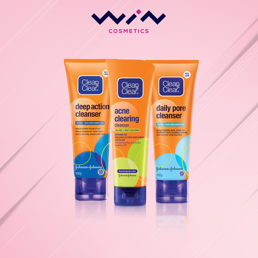 NLM คลีน แอนด์ เคลียร์ Clean & Clear (ปริมาณ 80/100 g.)ผลิตภัณฑ์ล้างหน้า ช่วยลดปัญหาสิวตั้งแต่ครั้งแรกที่ใช้