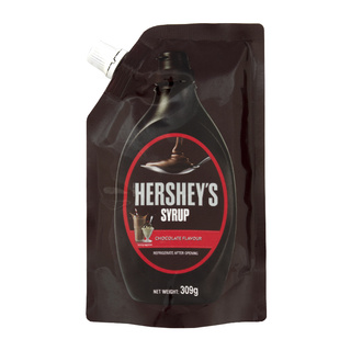 สินค้าแนะนำ!! เฮอร์ชีส์ ไซรัป ช็อกโกแลต 309 กรัม HERSHEYS Chocolate Syrup 309 g