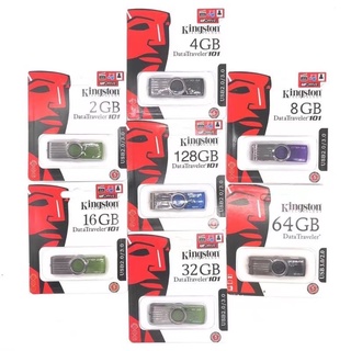 แฟลชไดร์ฟ 2GB 4GB 8GB 16GB 32GB 64GB 128GB Kingston Portable Metal DT101 G2 USB Flash Drive