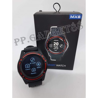 นาฬิกาโทรศัพท์ MX6 Sport SmartWatch มาใหม่ หน้าจอ 1.54 Inch ใส่ซิม จับบลูทูธได้