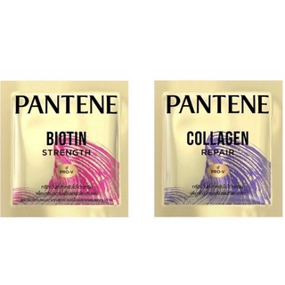 🔴PANTENE PRO-V Collagen Mirecle/Biotin 12 ml.แพนทีน โปร-วี คอลลาเจน มิราเคิล/ไบโอติน ทรีตเม้นท์ เซรั่ม 12 มล. (แบบซอง)