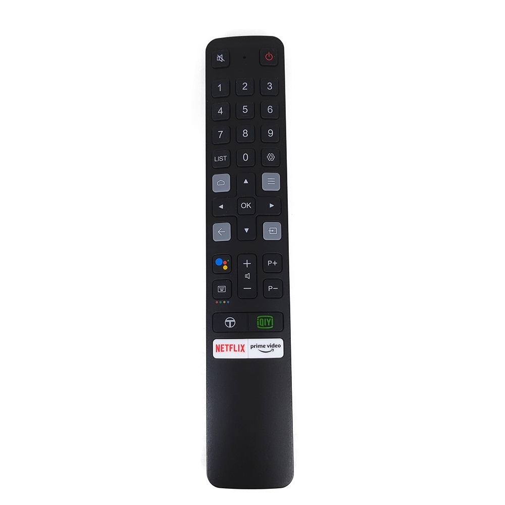 RC901V FMR6 เสียงสําหรับ TCL 55 นิ้ว 4K HDR Google TV Dolby Vision และเสียงแฮนด์ฟรีควบคุมเสียง (55P7