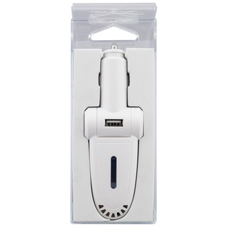 GetZhop  ที่ชาร์จในรถยนต์ เสียบชาร์จ เสียบ USB แบบมีกลิ่น (White)