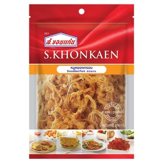 ส.ขอนแก่น หมูหยองกรอบ 100ก.S.KHONKHEN PORK STICK 100G. PACK_