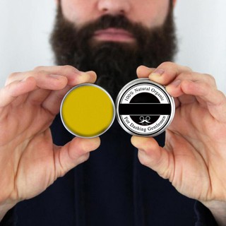 Natural Oil Conditioner Beard Care Moustache Wax Men Grooming Kit 30g