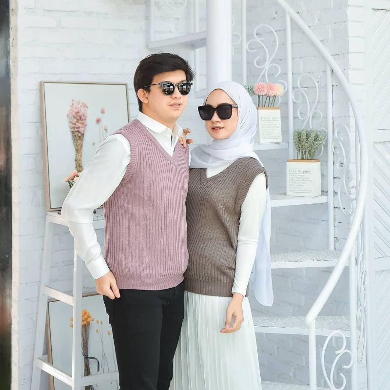 Vi VEST - ผู้หญิงถัก VEST - VEST - KOREAN VEST