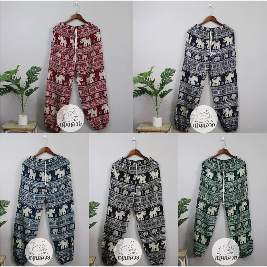 KHAN KLUAY - กางเกงลายช้าง รหัสลาย 04