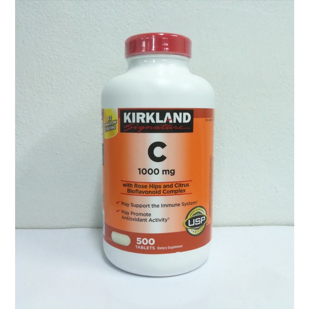 *พร้อมส่งจากไทย กระปุกใหญ่* 500 เม็ด  -  Kirkland Signature Vitamin C 1000 mg.500 Tablets วิตามินซี 1000 มิ