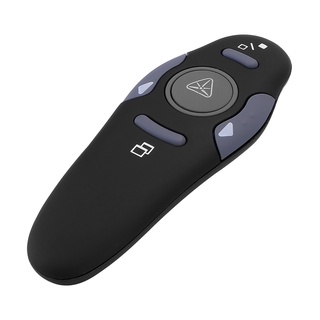 Lanjiangshopd 2.4G Targus พรีเซนเตอร์ไร้สาย / นําเสนอ / หน้าเลเซอร์เปลี่ยนสีดํา