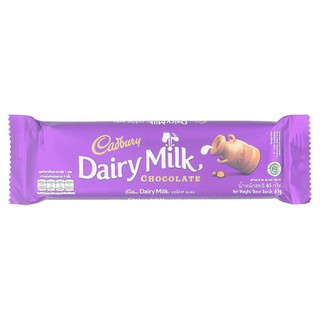 ✨นาทีทอง✨ แคดเบอรี แดรี่ มิลค์ ช็อกโกแลตนม 65กรัม Cadbury Dairy Milk Chocolate 65g