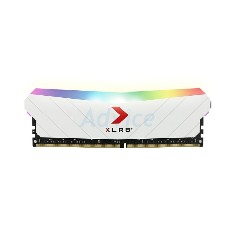 RAM DDR4(3200) 8GB PNY XLR8 RGB WHITE (MD8GD4320016XRGBW) แรมคอมพิวเตอร์ PC ประกัน LT.