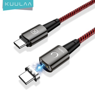 Kuulaa สายเคเบิ้ล Type-C เป็น Type C 100W Qc 4.0 สำหรับ Huawei Xiaomi macbook2020