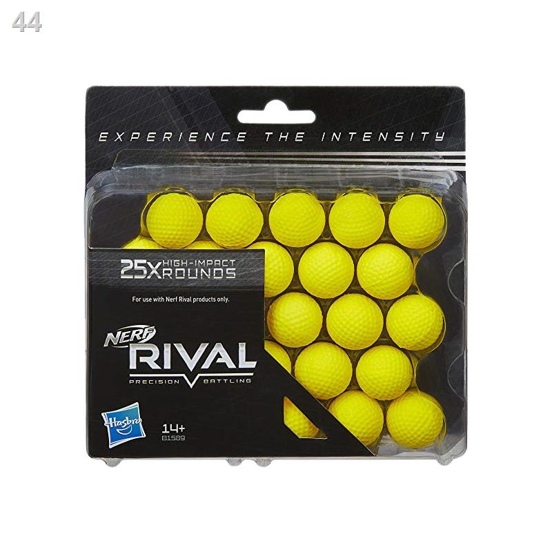 ☋♞✢Hasbro NERF Heat Contender Series 25 Balls Ball Soft Gun Refill ของเล่น B1589