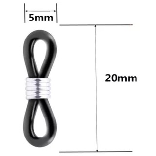 ห่วงคล้องแว่นตากันลื่น ห่วงซิลิโคน อุปกรณ์สำหรับแว่นตา 10 ขิ้น 25 บาท