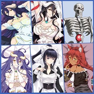 ADP Anime Dakimakura Pillow Overlord Design Series Albedo Narberal Gamma  Lupusregina Beta Shalltear Bloodfallen Ainz Ooal Gown Comfy Pillow Cover Rectangle Bedding Pillowcase Life Size Pillow HD Printing ADP อะนิเมะ Dakimakura หมอน Overlord Design Series