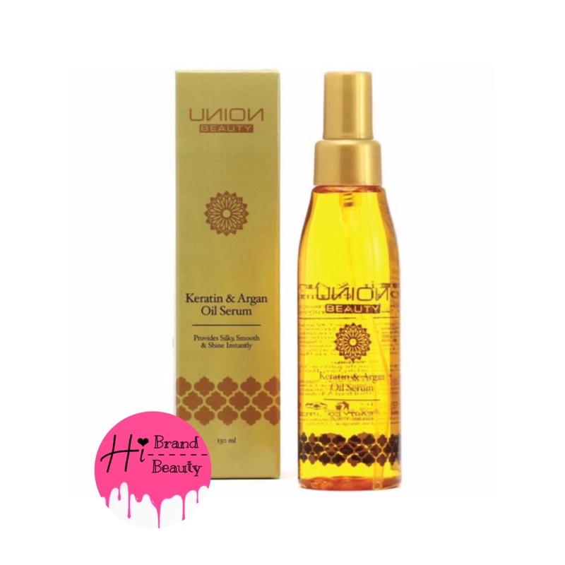 เซรั่มเคราติน ยูเนี่ยน Union Beauty Keratin & Argan Oil Serum 130ml