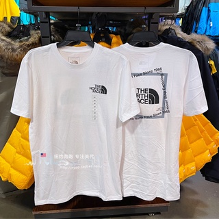 เสื้อยืดแขนสั้น พิมพ์ลายตัวอักษร The NORTH FACE แฟชั่นสําหรับผู้ชายS-5XL