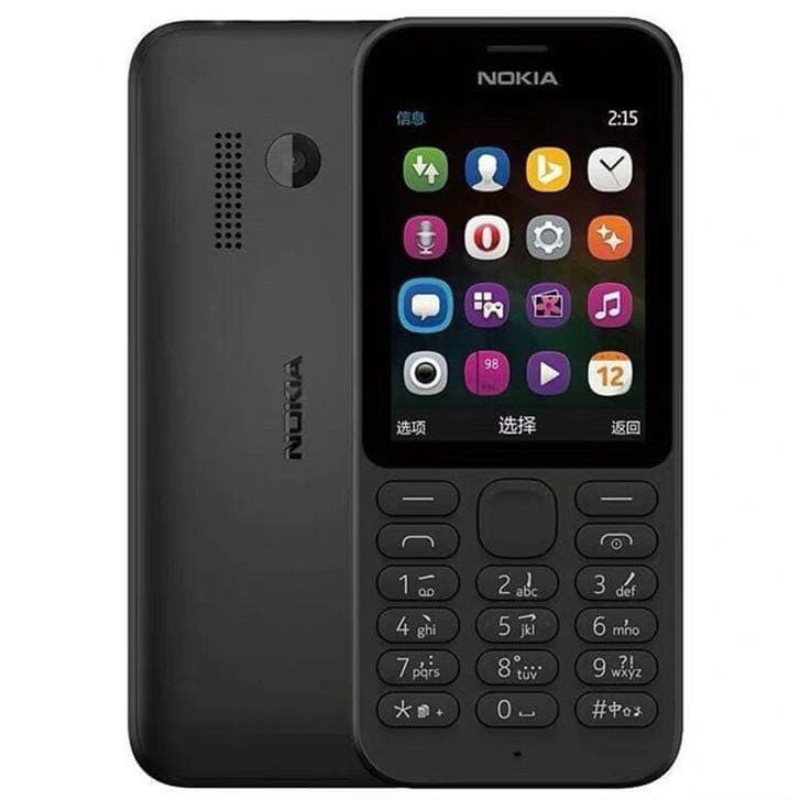 โทรศัพท์มือถือ โนเกียปุ่มกด NOKIA PHONE 215  (สีดำ) จอ2.4นิ้ว 3G/4G  ลำโพงเสียงดัง รองรับทุกเครือข่าย  2021ภาษาไทย-อังกฤ
