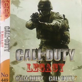 แผ่นเกมส์ PS2 call of duty legacy