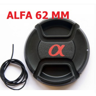 ฝาปิดหน้าเลนส์ LENS CAP SONY ALFA 62 MM