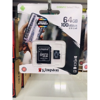 Kingston Micro SD Card Class10 64GB 100Mb/s ประกันตลอดอายุการใช้งาน รุ่น SDCS2/64 by MP2002