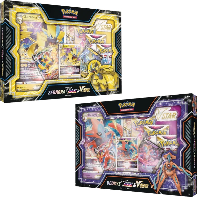 Deoxys & Zeraora VMAX & Vstar Battle Box Bundle